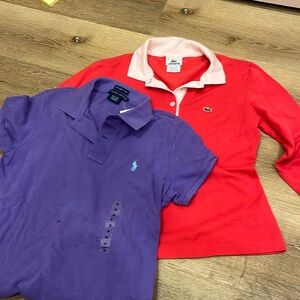 Brand new Lacoste and polo shirts